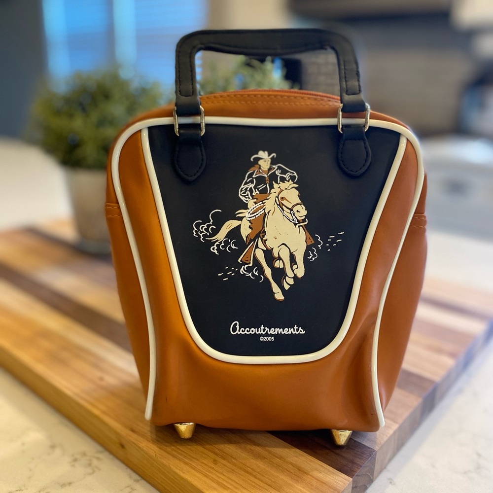 Accoutrements Brown & Black Western Rider Tote
